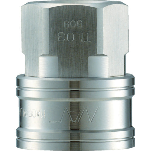 NAC Quick Coupling TL Type Stainless Steel Male Thread Mounting Socket R1/8 CTL01SF3 1 pc