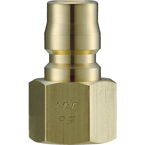 NAC Quick Coupling TL Type Brass Male Thread Mounting Plug R3/8 CTL03PF2 1 pc