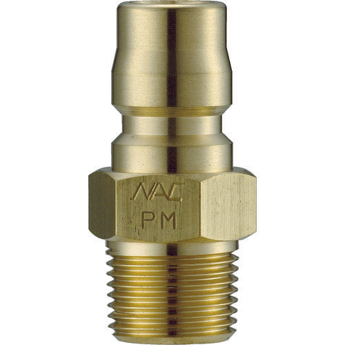 NAC Quick Coupling TL Type Brass Female Thread Mounting Plug Rc3/8 CTL03PM2 1 pc