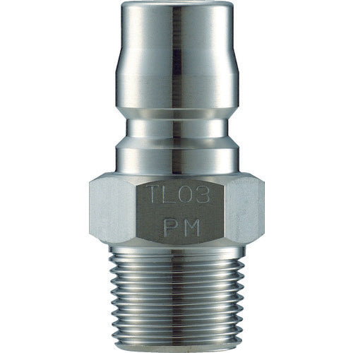 NAC Quick Coupling TL Type Stainless Steel Female Thread Mounting Plug Rc3/8 CTL03PM3 1 pc