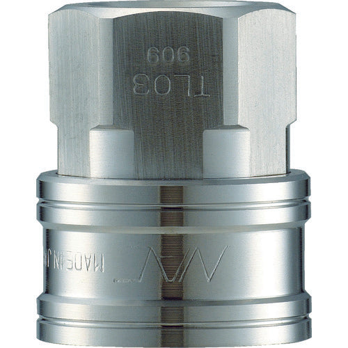 NAC Quick Coupling TL Type Stainless Steel Male Thread Mounting Socket R3/8 CTL03SF3 1 pc