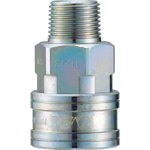 ナック クイックカップリング TL型 鋼鉄製 メネジ取付用 CTL03SM 1 個