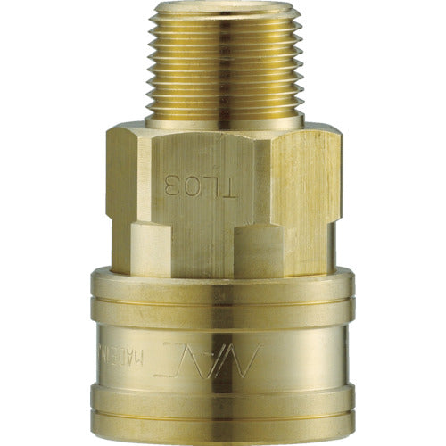 NAC Quick Coupling TL Type Brass Socket for Female Thread Mounting Rc3/4 CTL06SM2 1 pc