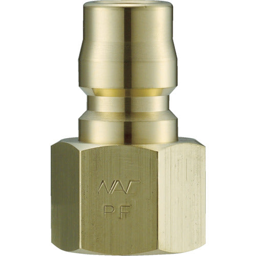 NAC Quick Coupling TL Type Brass Male Thread Mounting Plug R1 CTL08PF2 1 pc