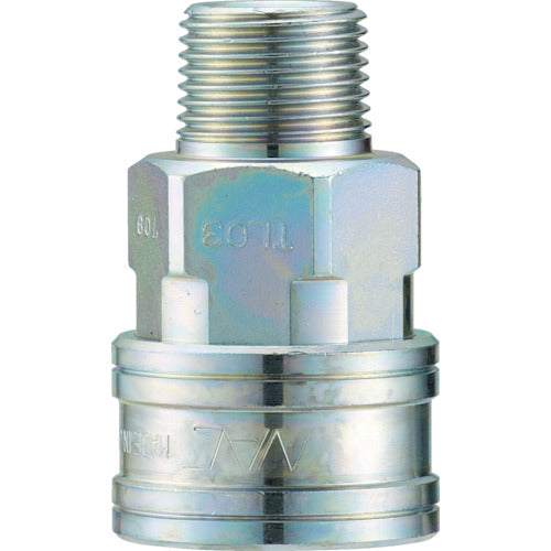 ナック クイックカップリング TL型 鋼鉄製 メネジ取付用 CTL08SM 1 個