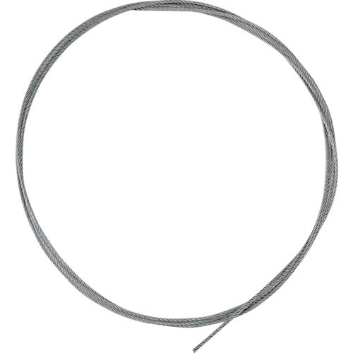 TRUSCO ステンレスワイヤカットロープ 1.5Φ×3000mm 両端加工なし SCW150X3M 1 本