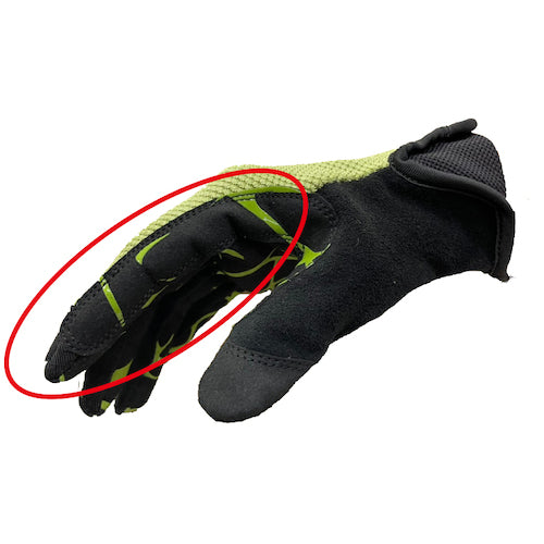 TryAnt 718 Edamame Mechanic Gloves Magic Black (S) 718-BK-S 1 pair