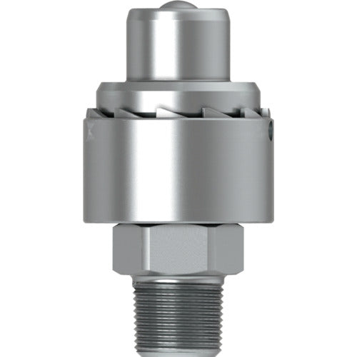 CEJN Series 232 Screw Type Nipple with Teeth Lock Nominal Size 6.3mm NPT1/4 Male Thread 10-232-6492 1 pc