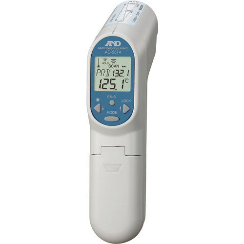 A&D Infrared Thermometer Measurement Temperature Range -60 to 500°C AD5614 1 pc