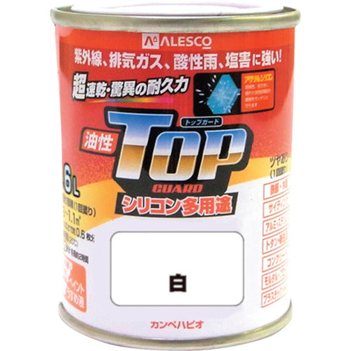 KANSAI カンペ 油性トップガード1.6L白 00017640011016 1 缶