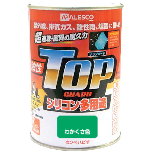 KANSAI Kanpe Oil-based Top Guard 0.4L Wakakusa color 00017640451004 1 can