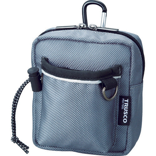 TRUSCCO 컴팩트 툴 케이스 와이드 포켓 그레이 TCTC1502-GY 1개