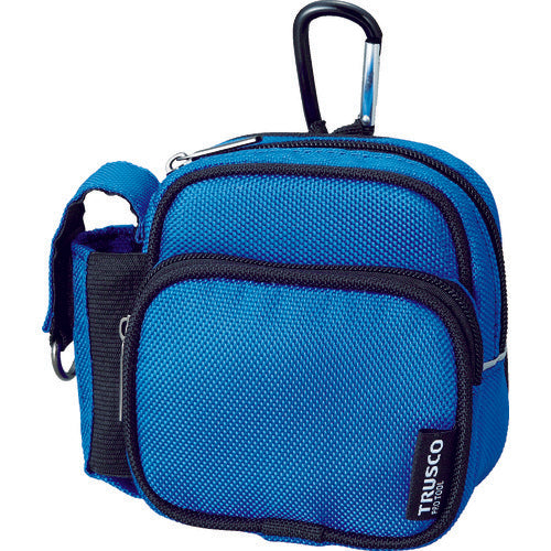TRUSCO Compact Tool Case Two Wide Pockets Blue TCTC1802-BL 1 pc