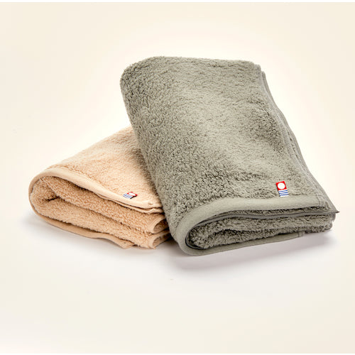 TRUSCO Imabari Mini Bath Towel Anti-Virus Treatment Fulltect(R) Beige 340X1050 FLUT-MTB 1 pc