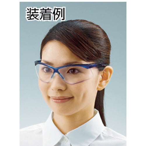 TRUSCO 2안형 세이프티 글라스 프레임 레드 TSG-8106RE 1개