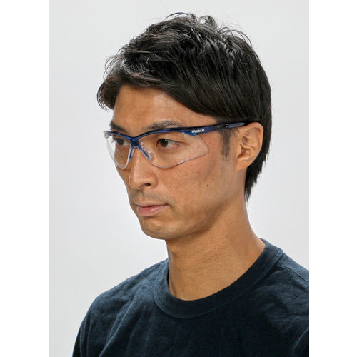 TRUSCO 2안형 세이프티 글라스 프레임 블루 TSG-8106BL 1개