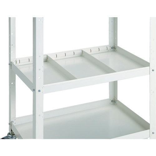 TRUSCO Tool Wagon Rabbit Wagon Divider Set for 600 x 400 White RBW-64S-SET W 1 Set