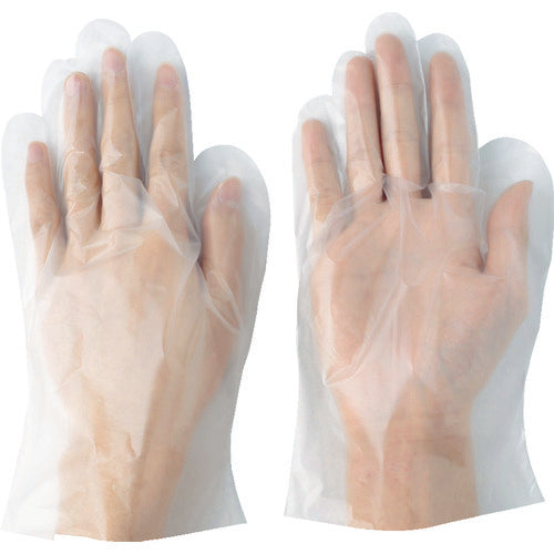 Kawanishi Disposable Polyethylene Gloves, Outer Embossed, S Size (100 pieces) 2012-S 1 box