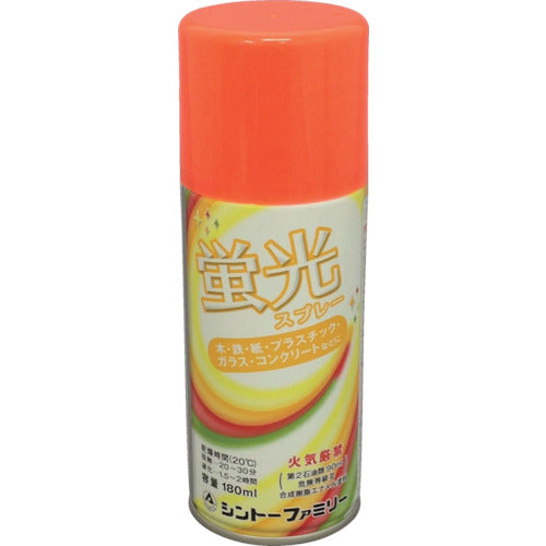 Shinto Fluorescent Spray Red 180ml 2804-1 1 bottle