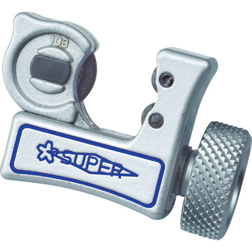 Super Tube Cutter (for copper, aluminum, brass, and hard PVC pipes) Pipe outer diameter that can be cut: 5 to 28 TC104N 1 piece