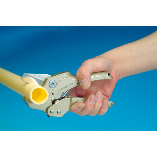 슈퍼 PVC 커터(래칫 기구식) 절단할 수 있는 파이프:외경 63 mm 이하, 경질 PVC 관 폴리관(폴리푸덴관) VK63N 1 쵸