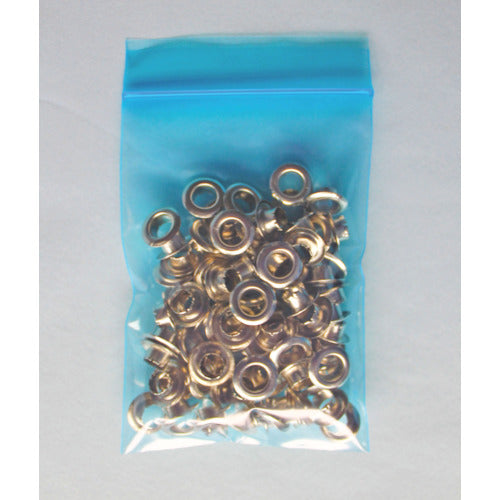 SEINICHI Ziplock Plastic Bags Unipack E-4 Semi-transparent Blue Length 140 x Width 100 x Thickness 0.04mm 200 pieces E-4-CB 1 bag