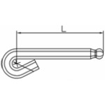 TRUSCO 볼 포인트 육각봉 렌치 세트 나이프식 TNB7S 1 S
