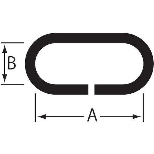 TRUSCO ユニクロチェーン 溶接無タイプ1.4パイ×3M TIL14-3M 1 本