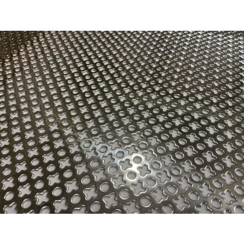 TRUSCO ステンレスパンチングメタル1t 〇+ 450X450 304BA1-450X450 1 枚