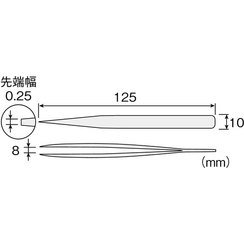 HOZAN ピンセット PP-136 1 個