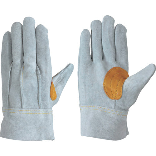 시몬 쇠고기 가죽 장갑 등 꿰매기 당부 107AP 실버 부착 107AP-GINATE 1 쌍