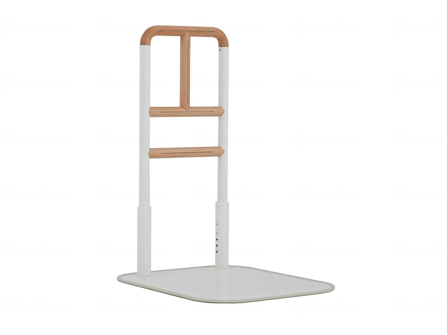 楽々健株式会社楽々健 床置き式手すり 縦型手すり ホワイト