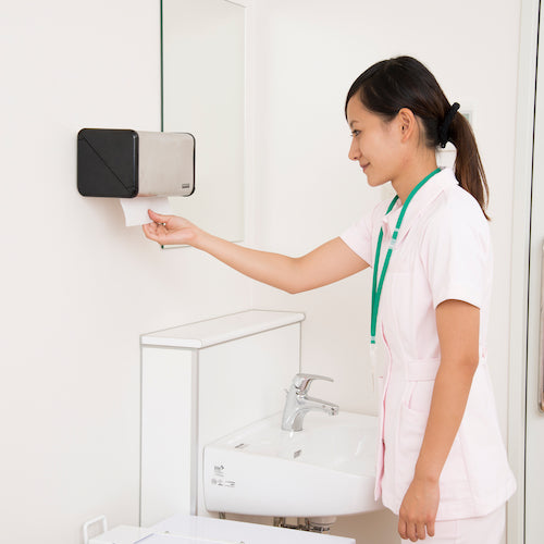 Teramoto Stainless Steel Paper Towel Holder OT-568-200-0 1 pc