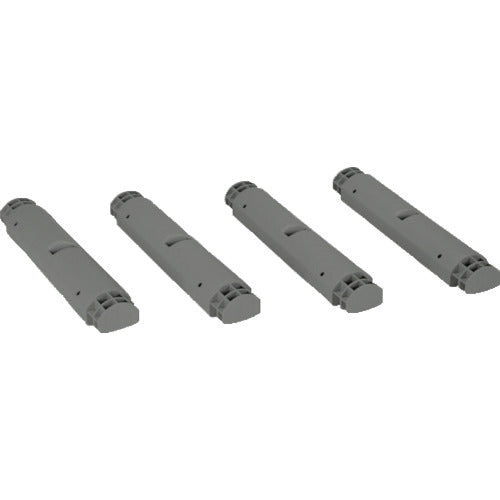 TRUSCO Plastic Shelf Legs Only Set of 4, for Height 372mm, Arsenal Gray, TPT-372K-DG 1 S