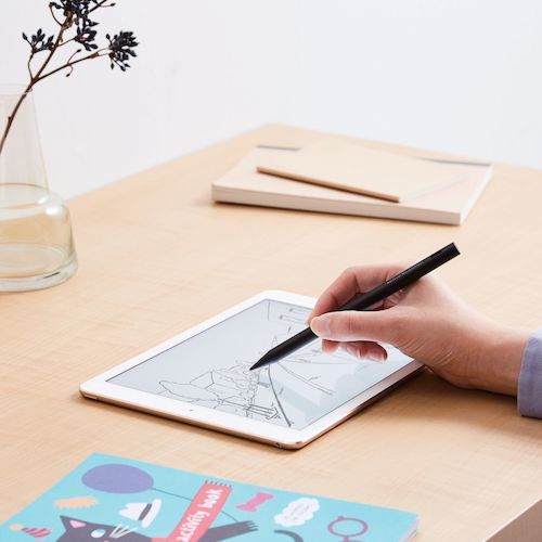 エレコム 充電式タッチペン スタイラス iPad専用 パームリジェクション対応 USB−C充電 ブラック P-TPACSTAP02BK 1 本