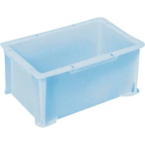ヒシ S型コンテナ パステルブルー 有効内寸229×132×122mm PAS-4-PB 1 個