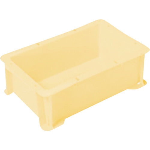 ヒシ S型コンテナ パステルイエロー 有効内寸229×132×85mm PAS-3B-PY 1 個