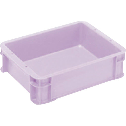 ヒシ S型コンテナ パステルパープル有効内寸312×237×83mm PAS-6-PA 1 個