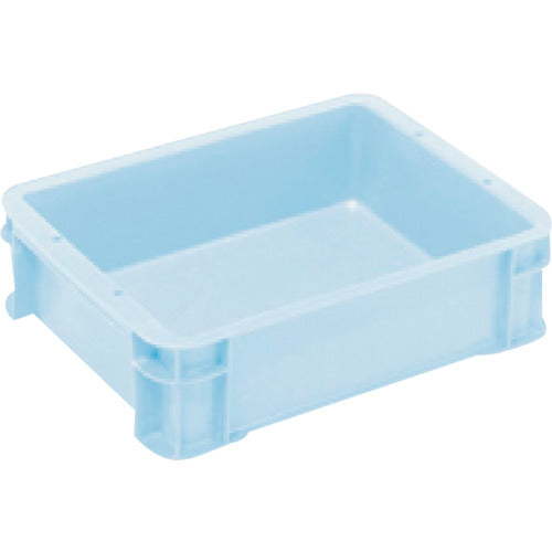 ヒシ S型コンテナ パステルブルー 有効内寸312×237×83mm PAS-6-PB 1 個