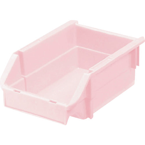 히시 T형 컨테이너(네스팅 타입) 파스텔 핑크 W132×D200×H90 PAT-2-PN 1개
