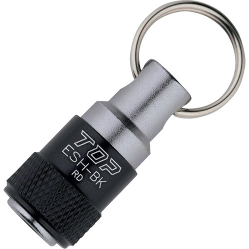 TOP 휴대용 소켓 홀더 링 부착 블랙 ESH-BK 1개