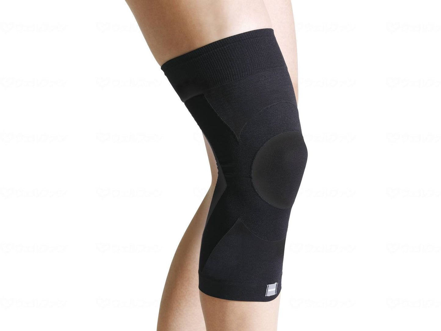 日本シグマックスメディエイドサポーターすっきりフィット ヒザ 黒 LL