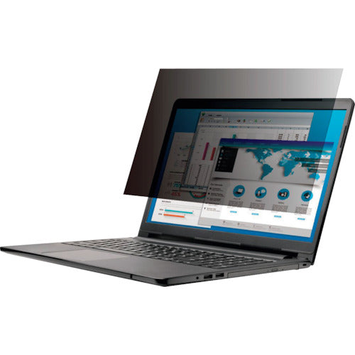 エレコム 液晶保護フィルター のぞき見防止 抗菌 15.6Wインチ(16:9) EF-PFK156W 1 枚