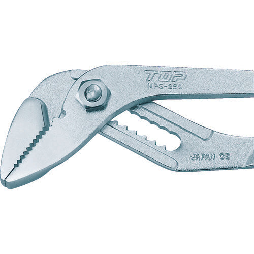 TOP 刃付マルチポンププライヤ ストレート 250mm MPS-250 1 丁
