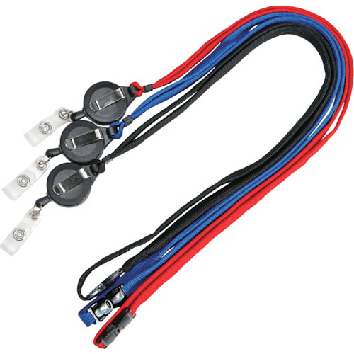 TRUSCO 릴 클립 부착 스트랩 블랙 TRC-L-BK 1개