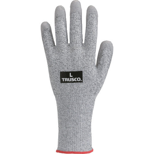 TRUSCO Cut-Resistant Long One-Hand Gloves PU #5 L Left-Handed TCRG5PULL-L 1 Piece