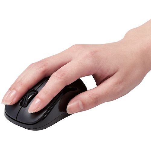 エレコム 法人向けマウス 無線 IRマウス Sサイズ 抗菌 RoHS指令準拠 ブラック M-K5DRKBK/RS 1 個