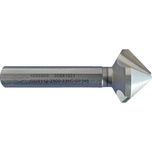 マパール マパール MEGA−Countersink(COS112) 不等分割 3枚刃 フラット付きシャンク COS112-0600-335C-SP345 1 本