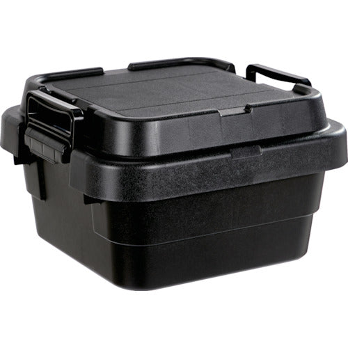 TRUSCO トランクカーゴ フラット天板仕様 浅型 20L 黒 BLKCFL-30 1 台