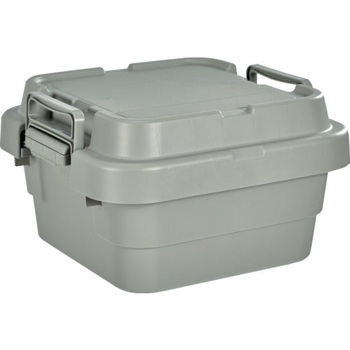 TRUSCO トランクカーゴ フラット天板仕様 浅型 20L グレー GYCFL-30 1 台